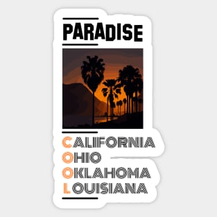 AMERICAN PARADISE Sticker